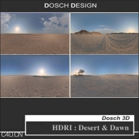 沙漠黎明HDRI合集 DOSCH DESIGN – HDRI: Desert & Dawn